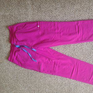 Figs Hot Pink Scrub Bottoms, Medium
